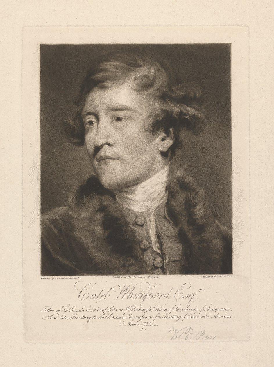 Caleb Whitefoord Av. by Samuel William Reynolds