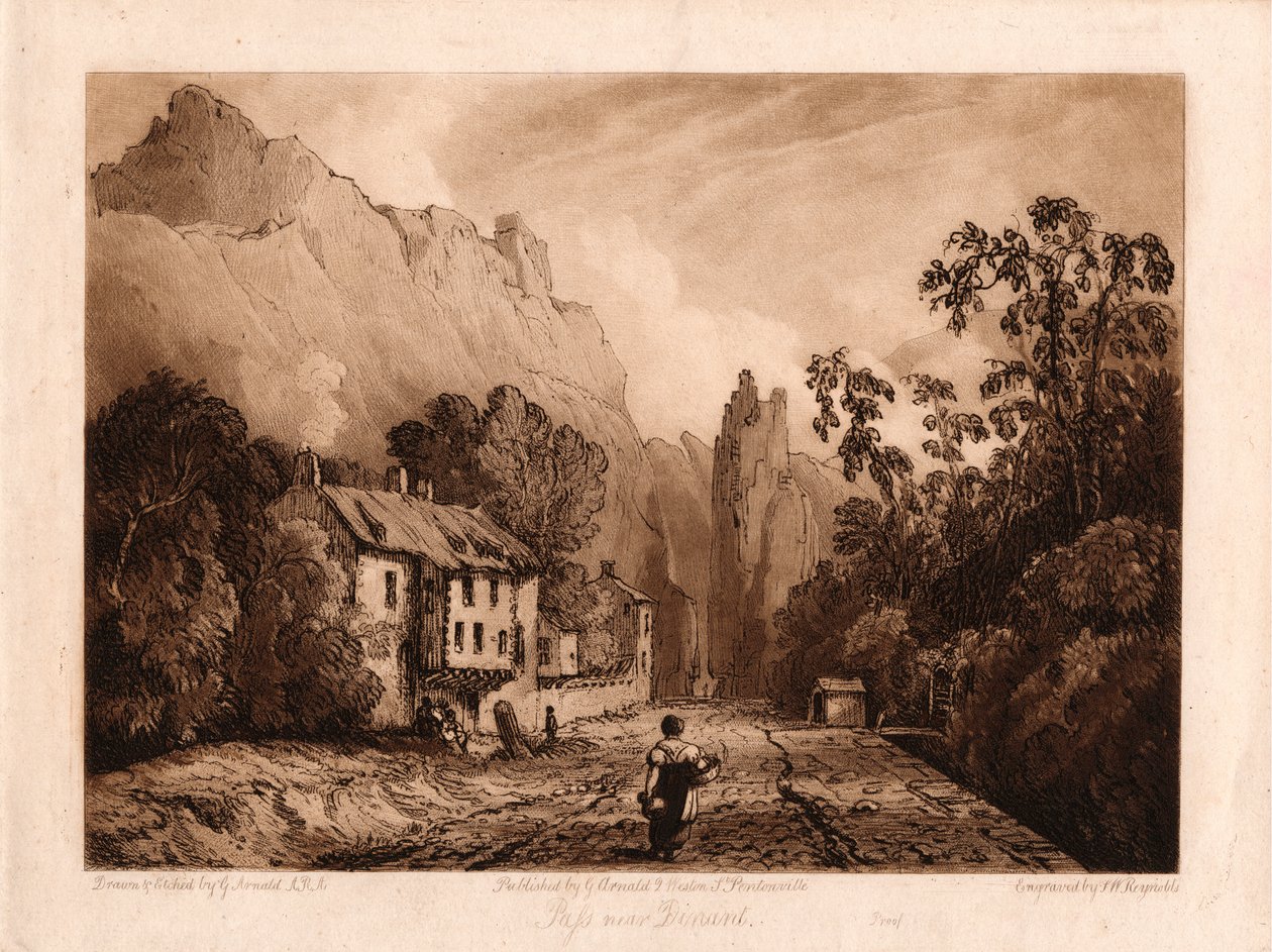 Dinant'ın yanından geç by Samuel William Reynolds