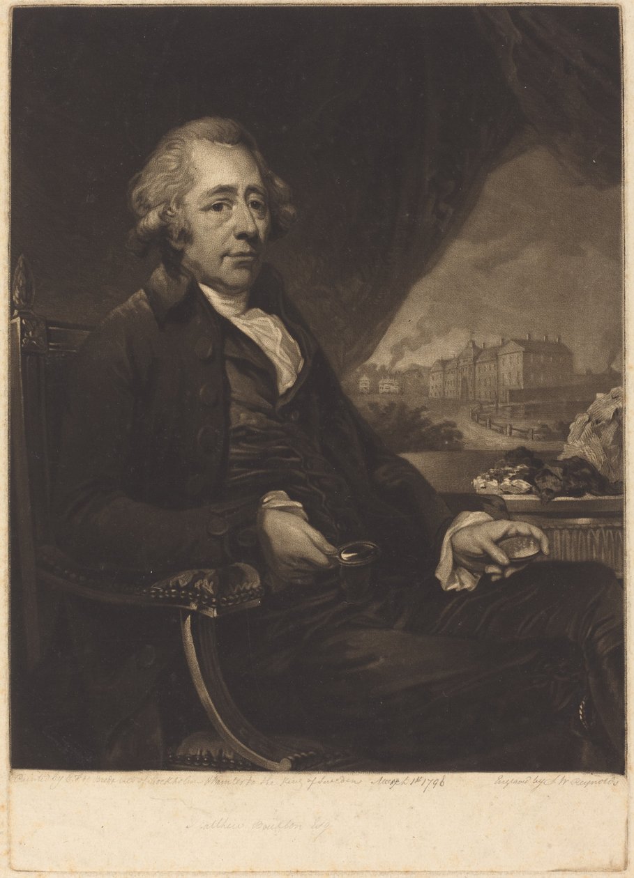 Matthew Boulton, F.R.S. by Samuel William Reynolds I
