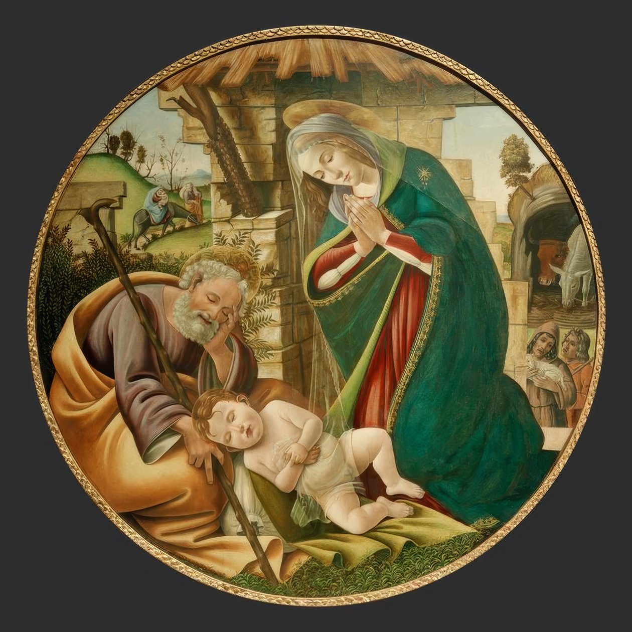 Çocuğun hayranlığı by Sandro Botticelli