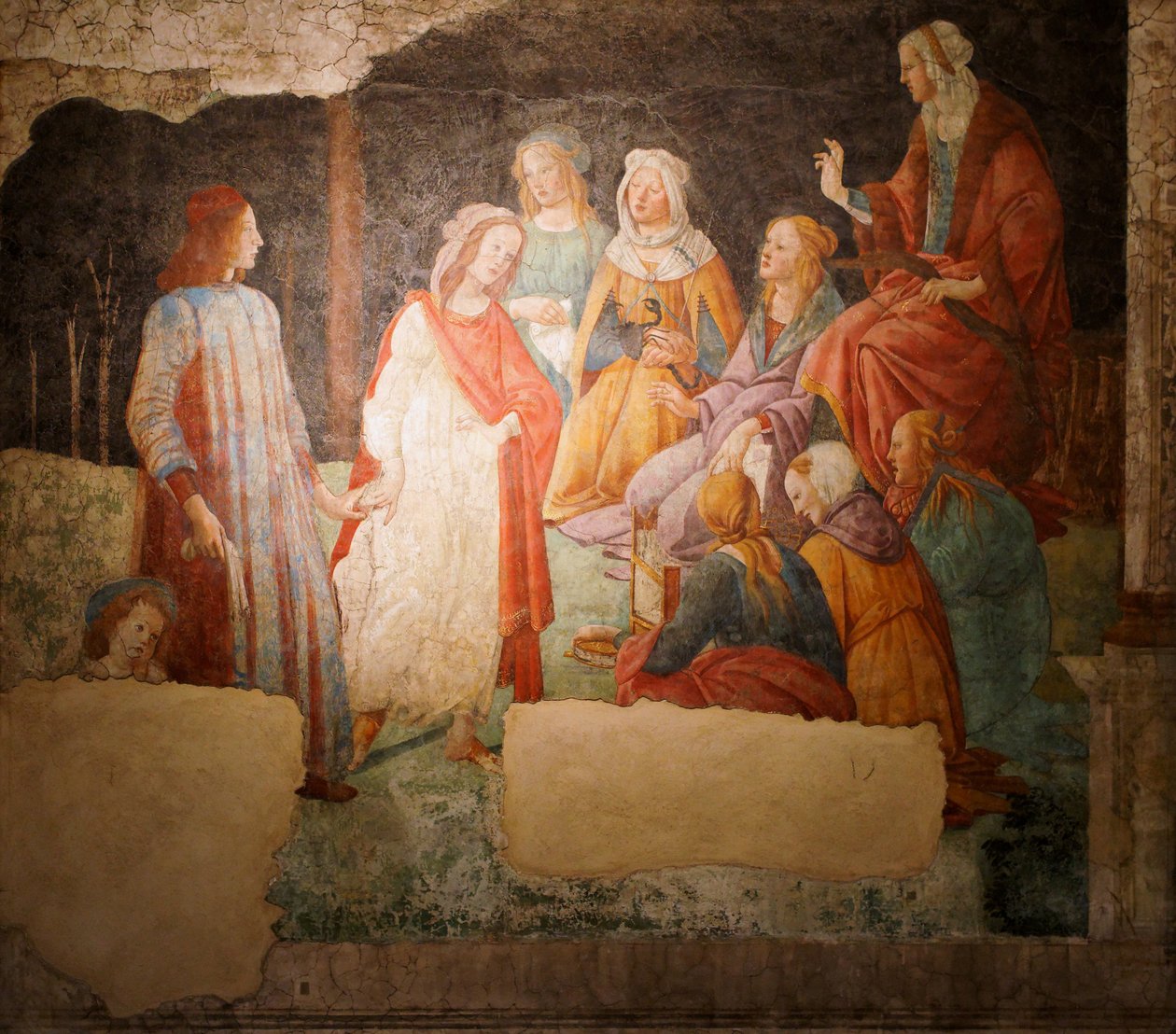 Genç Adam ve Sanat by Sandro Botticelli
