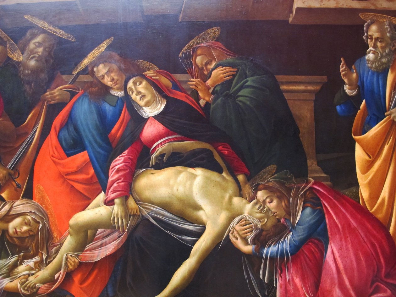 Meryemana resmi by Sandro Botticelli