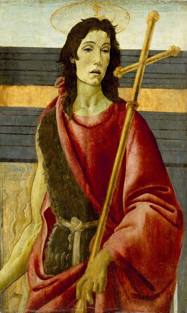 Vaftizci Yahya, c.1485 by Sandro Botticelli