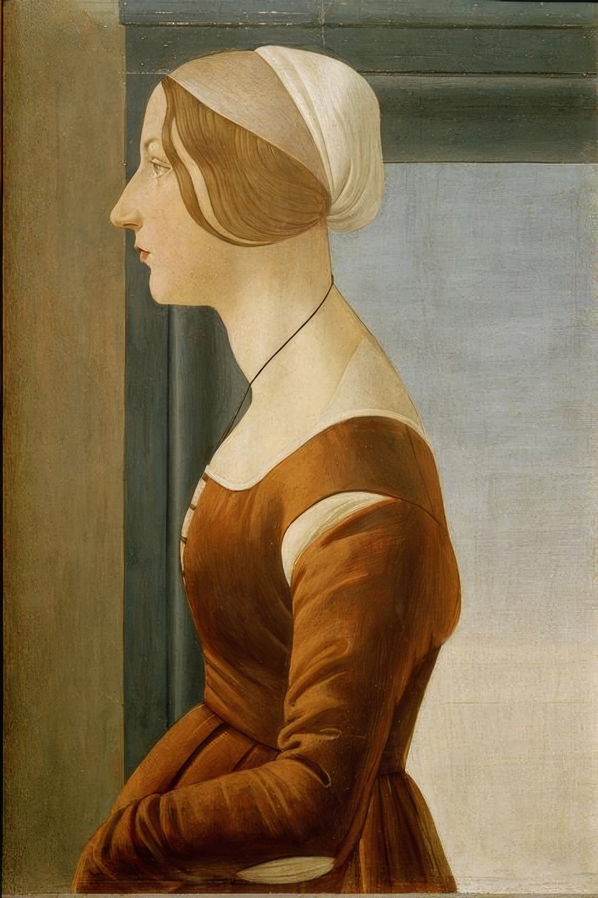 Bir Kadının Portresi by Sandro Botticelli