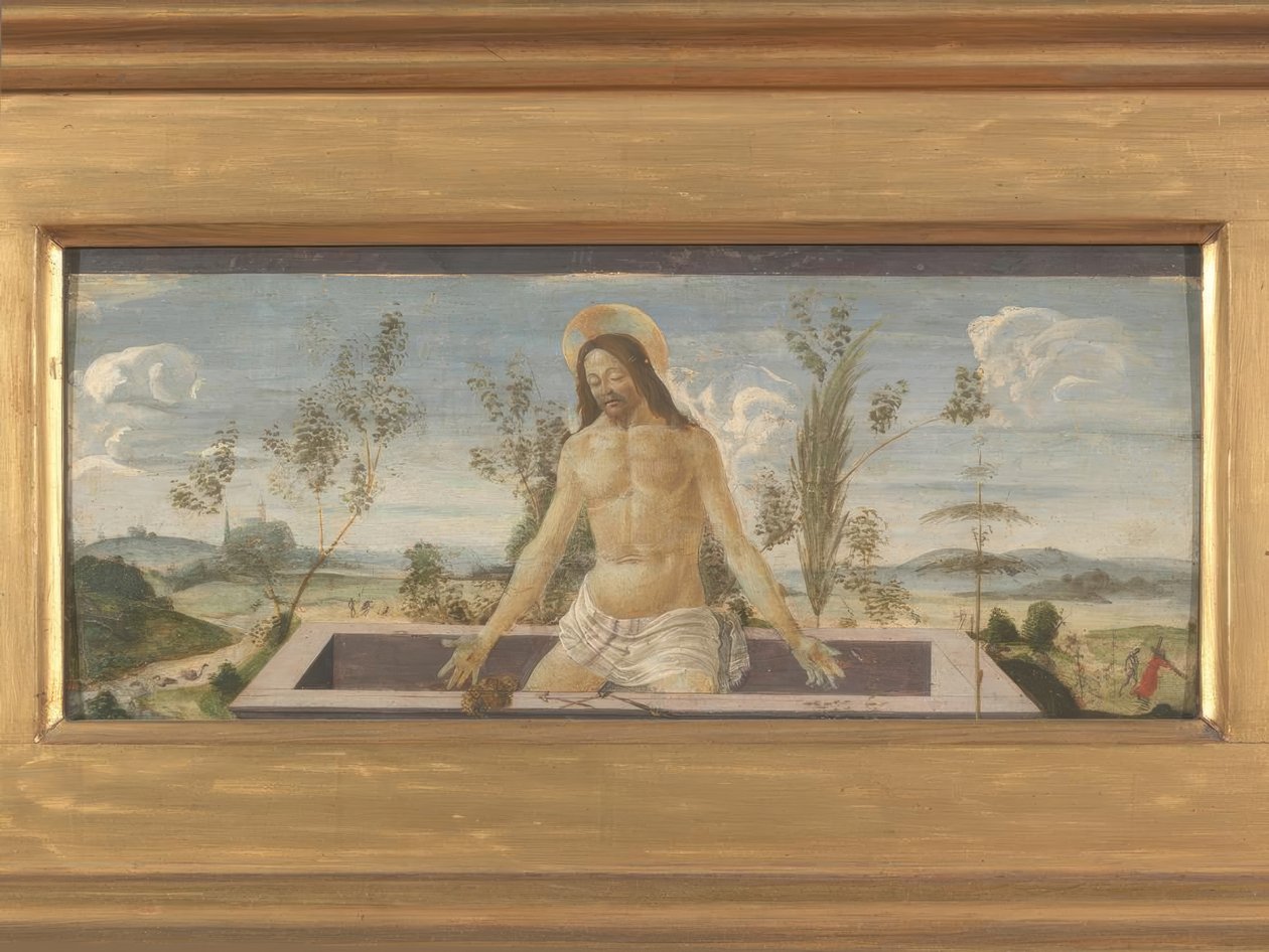 mezardaki İsa by Sandro Botticelli