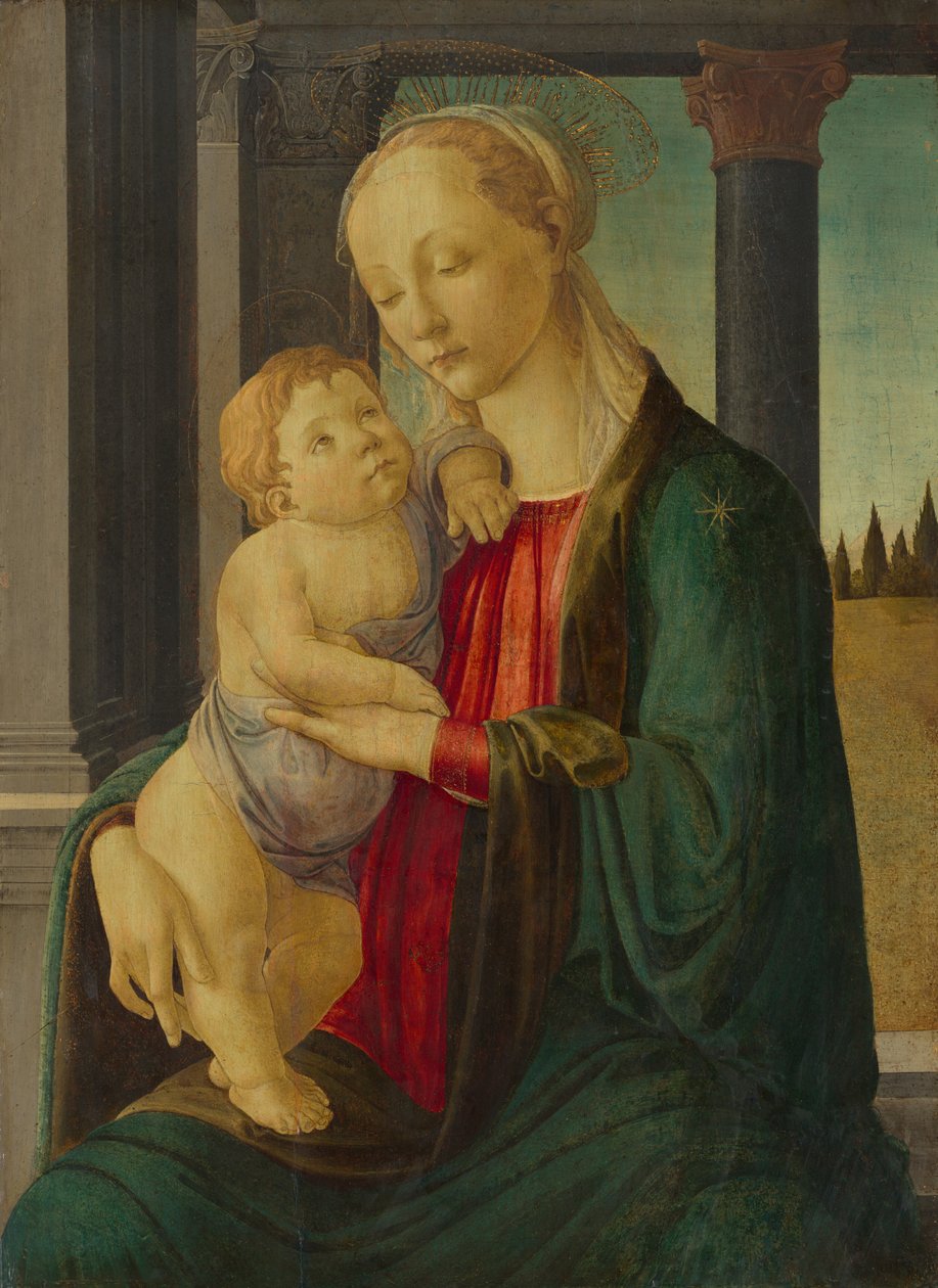 madonna ve çocuk by Sandro Botticelli