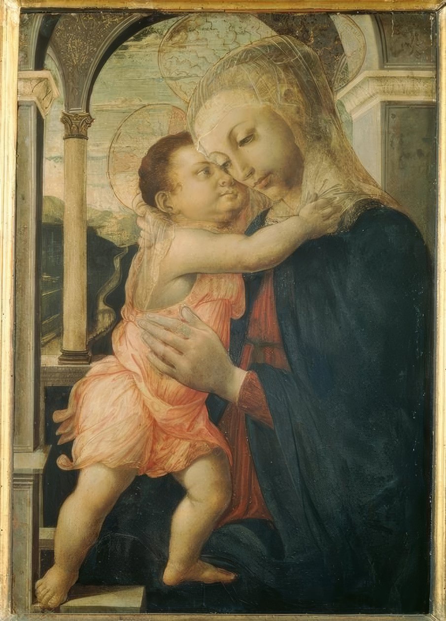çocuklu Meryem by Sandro Botticelli