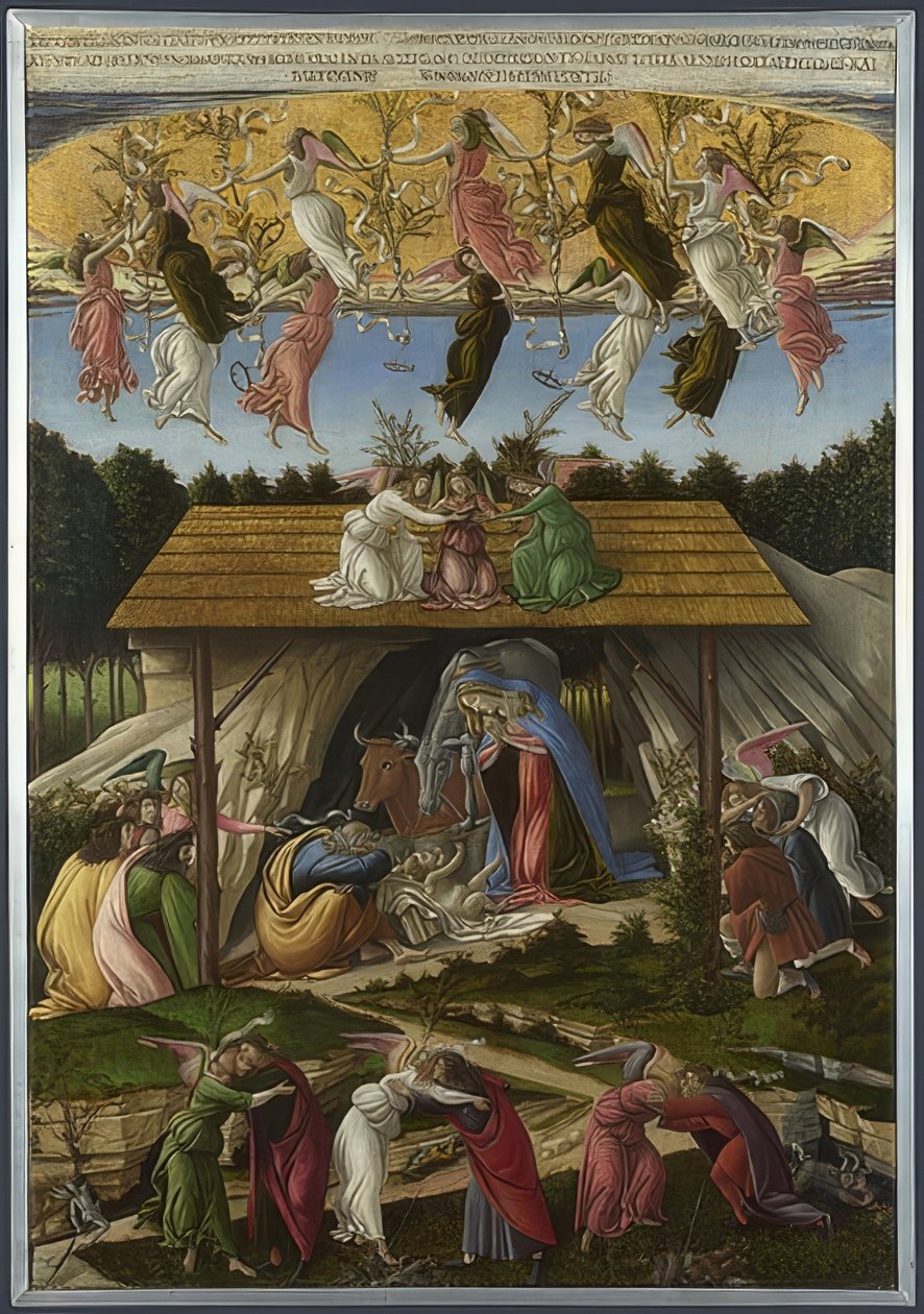 Mistik doğuş. 1500 by Sandro Botticelli