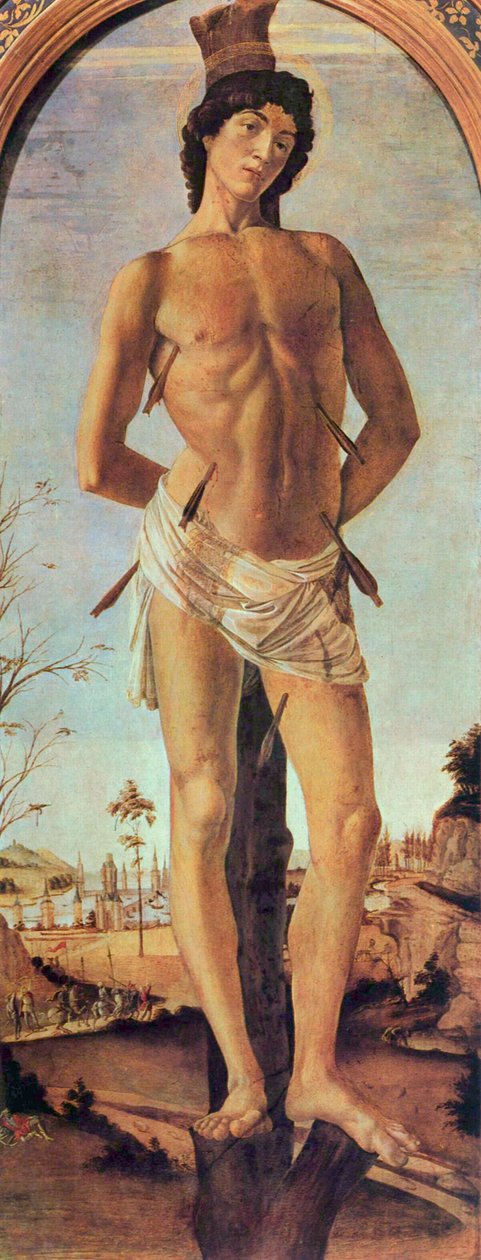 Aziz Sebastian, 1474. by Sandro Botticelli