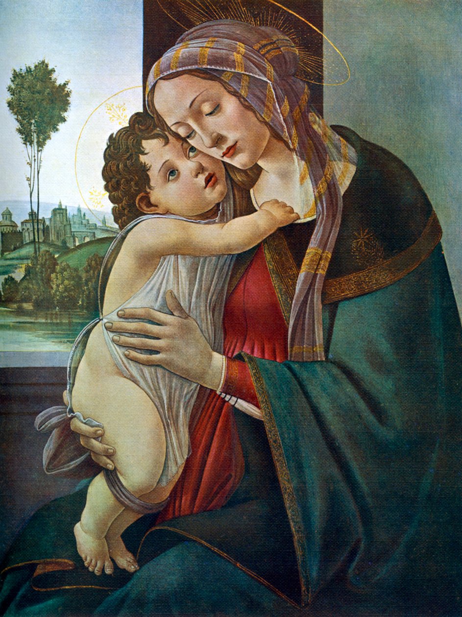 Bakire ve Çocuk, c1475-1500, 1912. by Sandro Botticelli