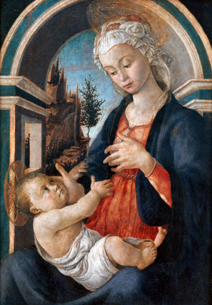 Bakire ve Çocuk, c1444-1510 by Sandro Botticelli