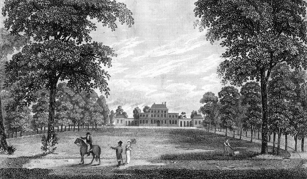 Ember Court, Thames Ditton yakınlarında, Surrey, İngiltere, 1808. by Sands