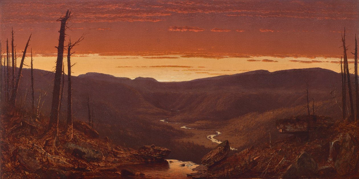 Kedi Becerilerinde Alacakaranlık by Sanford Robinson Gifford