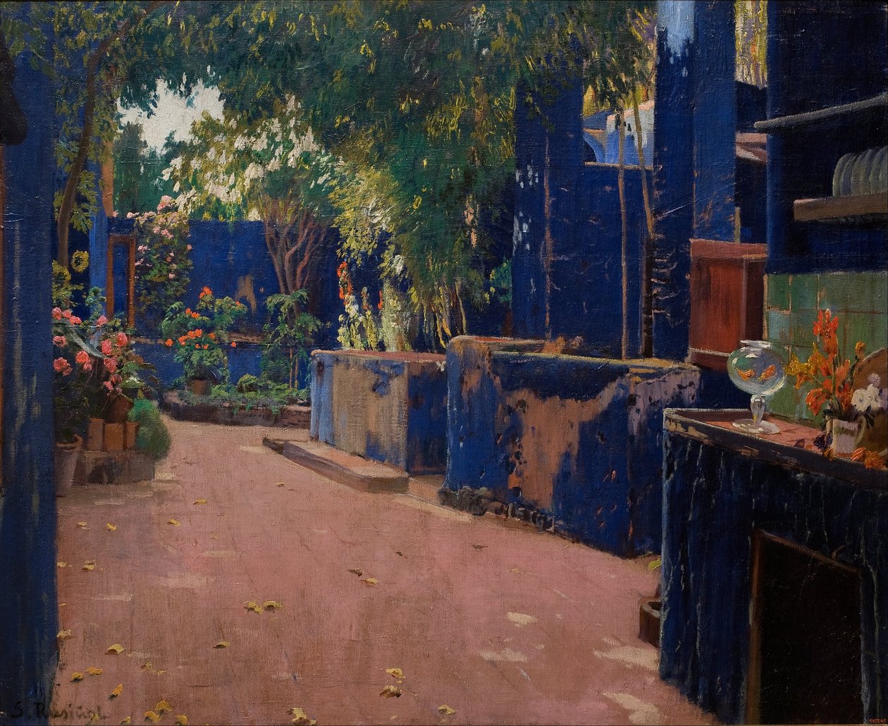 Mavi Avlu. Arenys de Munt by Santiago Rusiñol