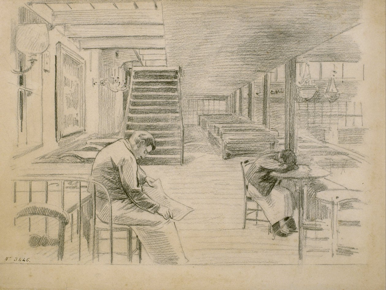 Müşterileri Beklemek by Santiago Rusiñol