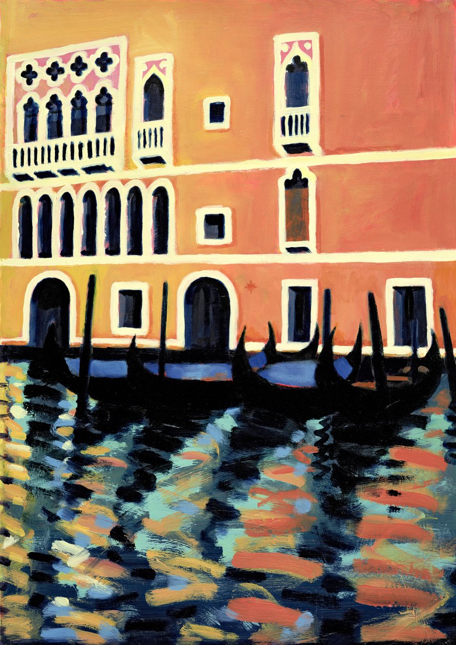 Canal Grande I (karttaki yağ) by Sara Hayward
