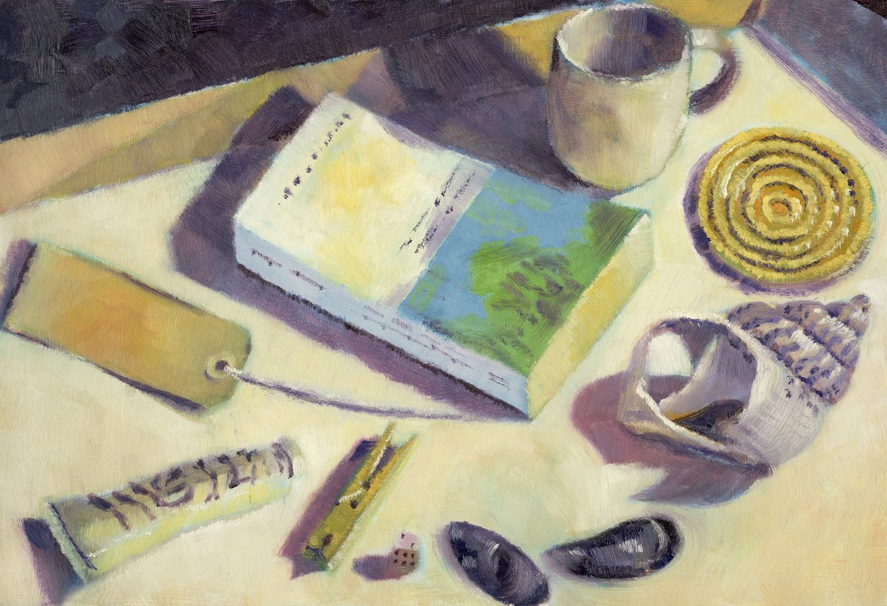 Tatil Okuması (karttaki yağ) by Sara Hayward