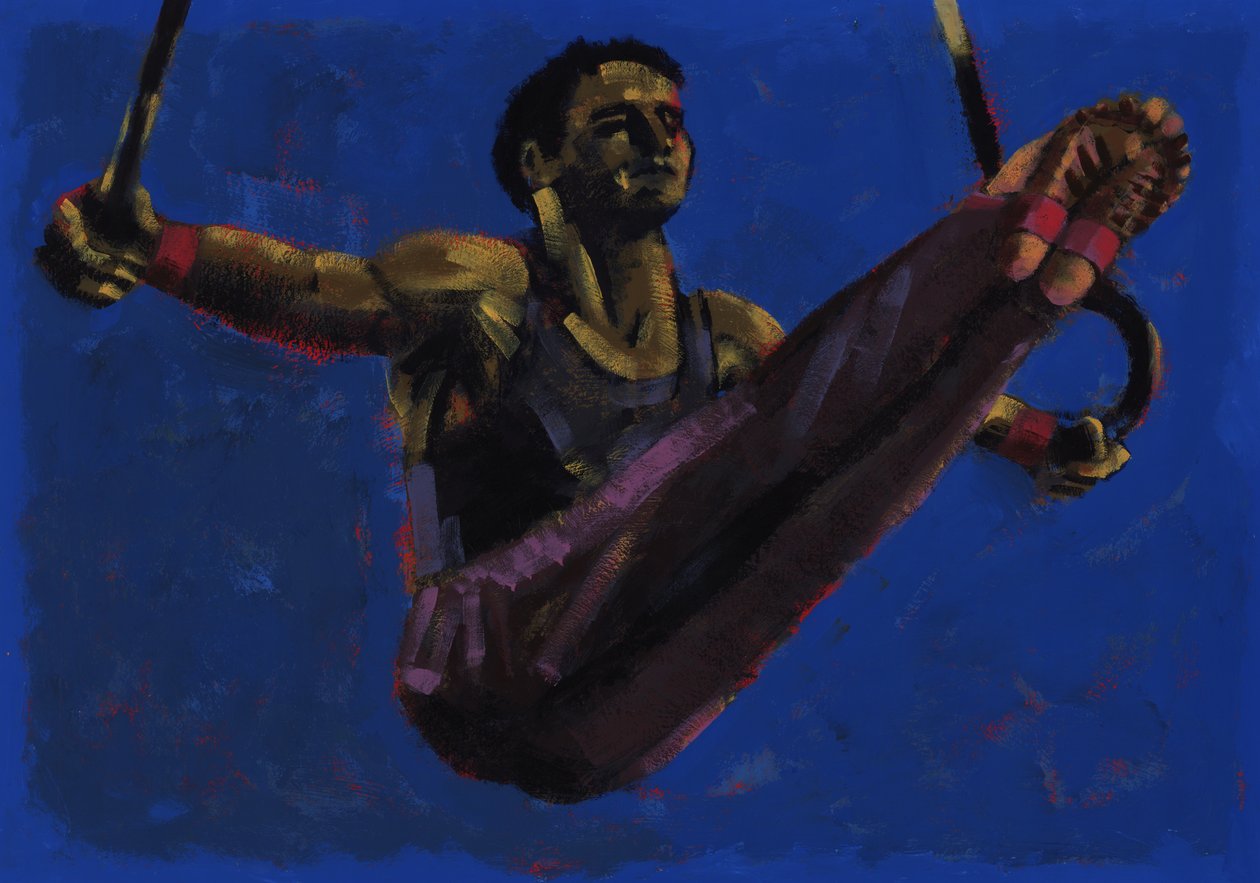 Yüzükler, 2009 (akrilik) by Sara Hayward