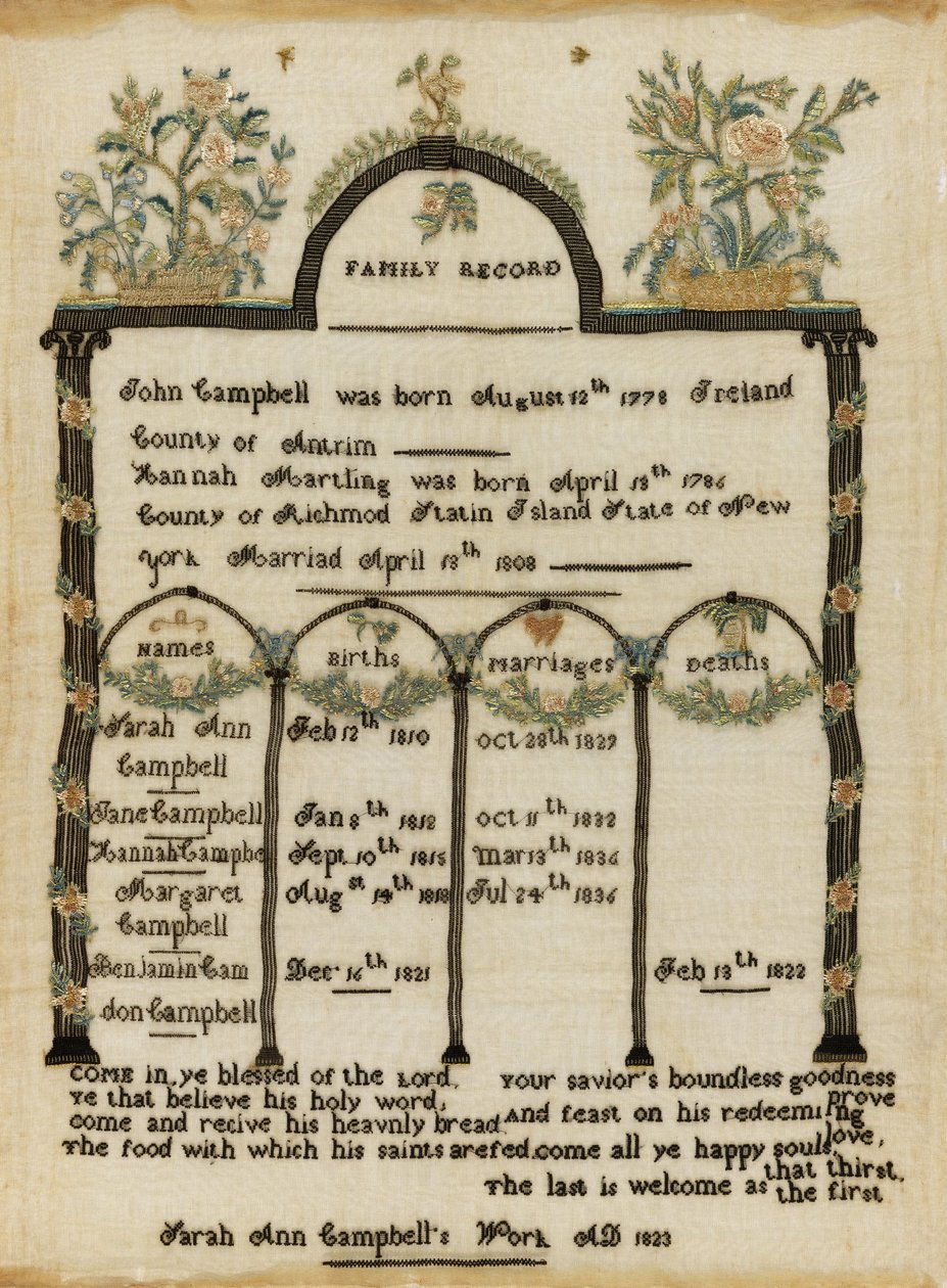 Aile kayıt örnekleyici by Sarah Ann Campbell