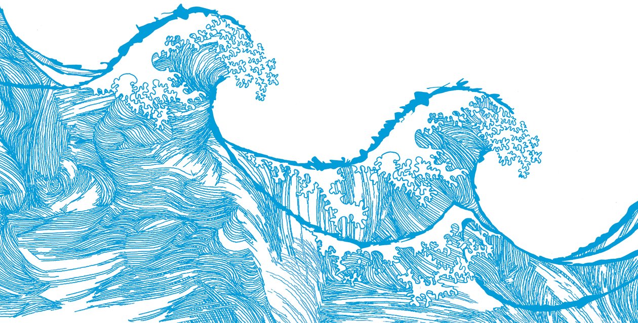 Kanagawa Dalgası, 2009 (Ji Gita l) by Sarah Hough