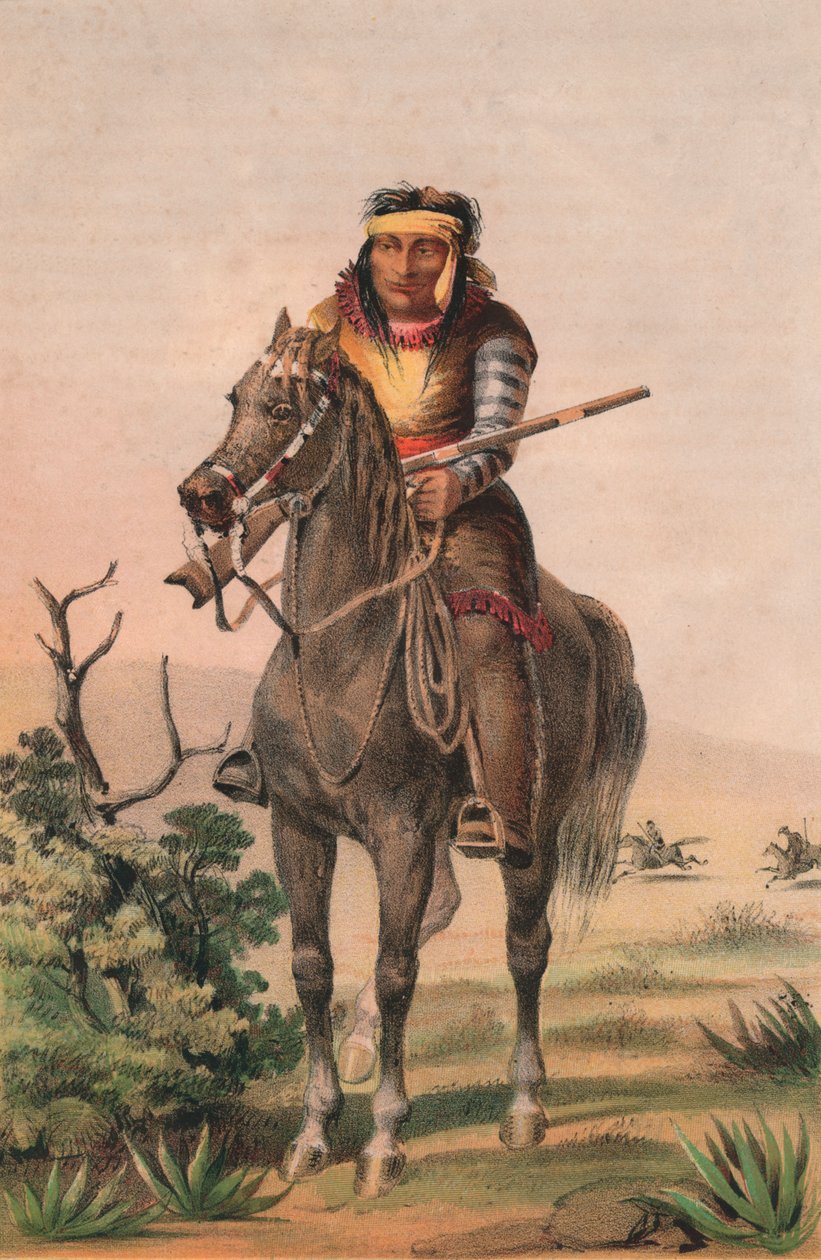 Lipan-Savaşçı, c1857. by Sarony and Co