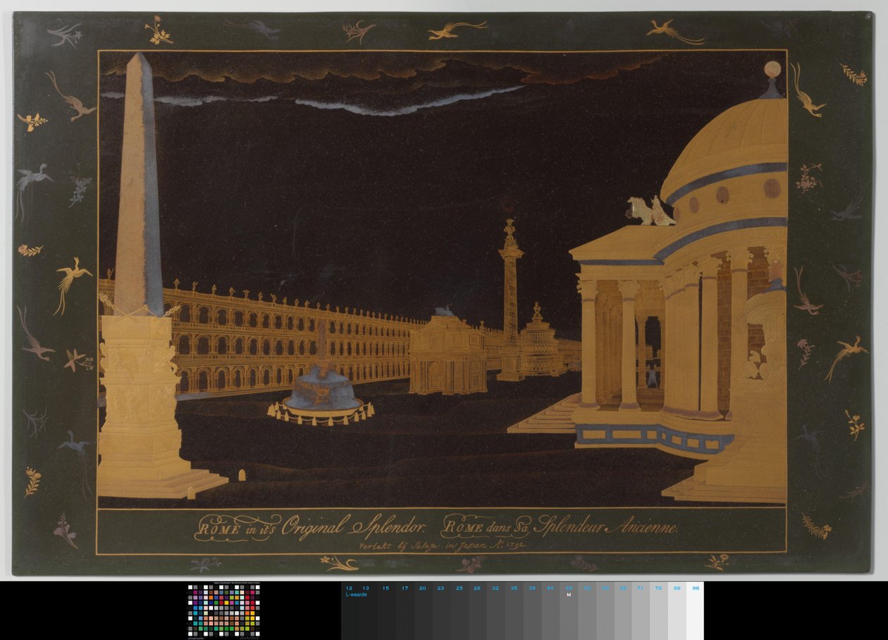 Metal yüzey üzerine lake boyalı panel by Sasaya