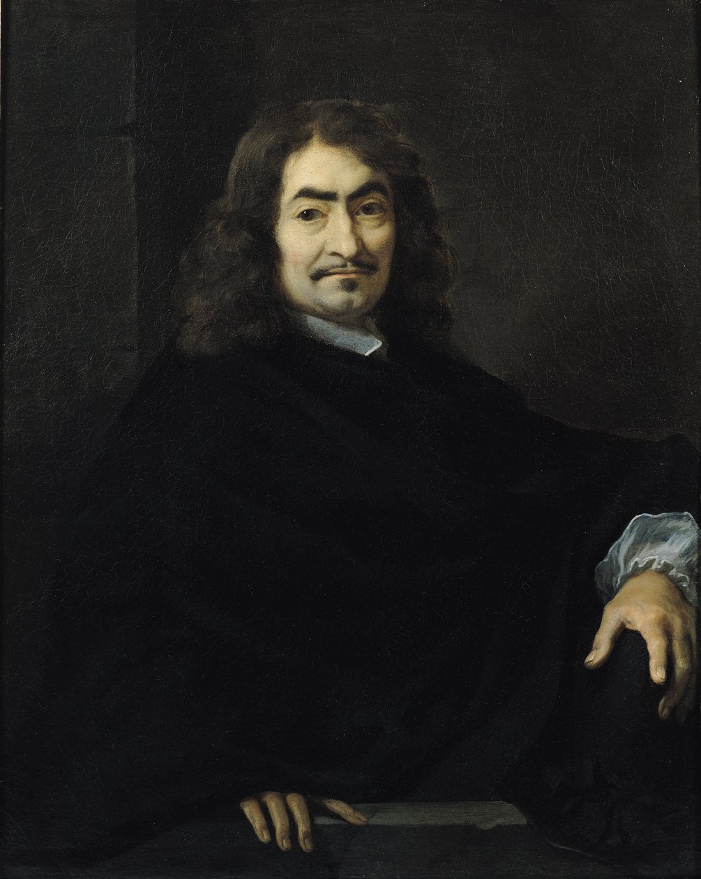 Portre, Rene Descartes olduğu tahmin ediliyor (1596-1650) by Sébastien Bourdon