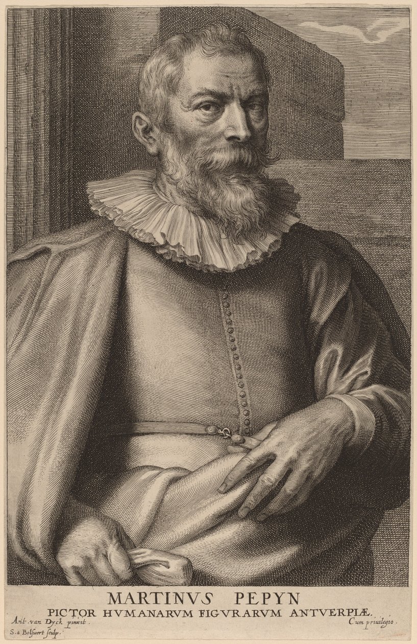 Sansar Pepyn by Schelte Adams Bolswert after Sir Anthony van Dyck
