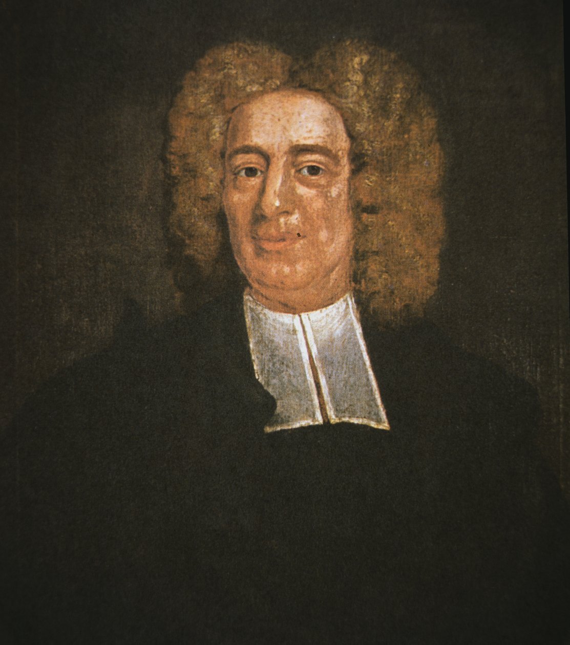 Cotton Mather (tuval üzerine yağlı boya) by School American