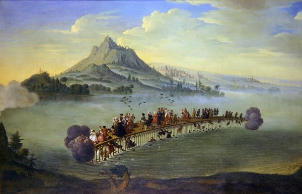 Hayat Köprüsü (tuval üzerine yağlı boya) by School Dresden