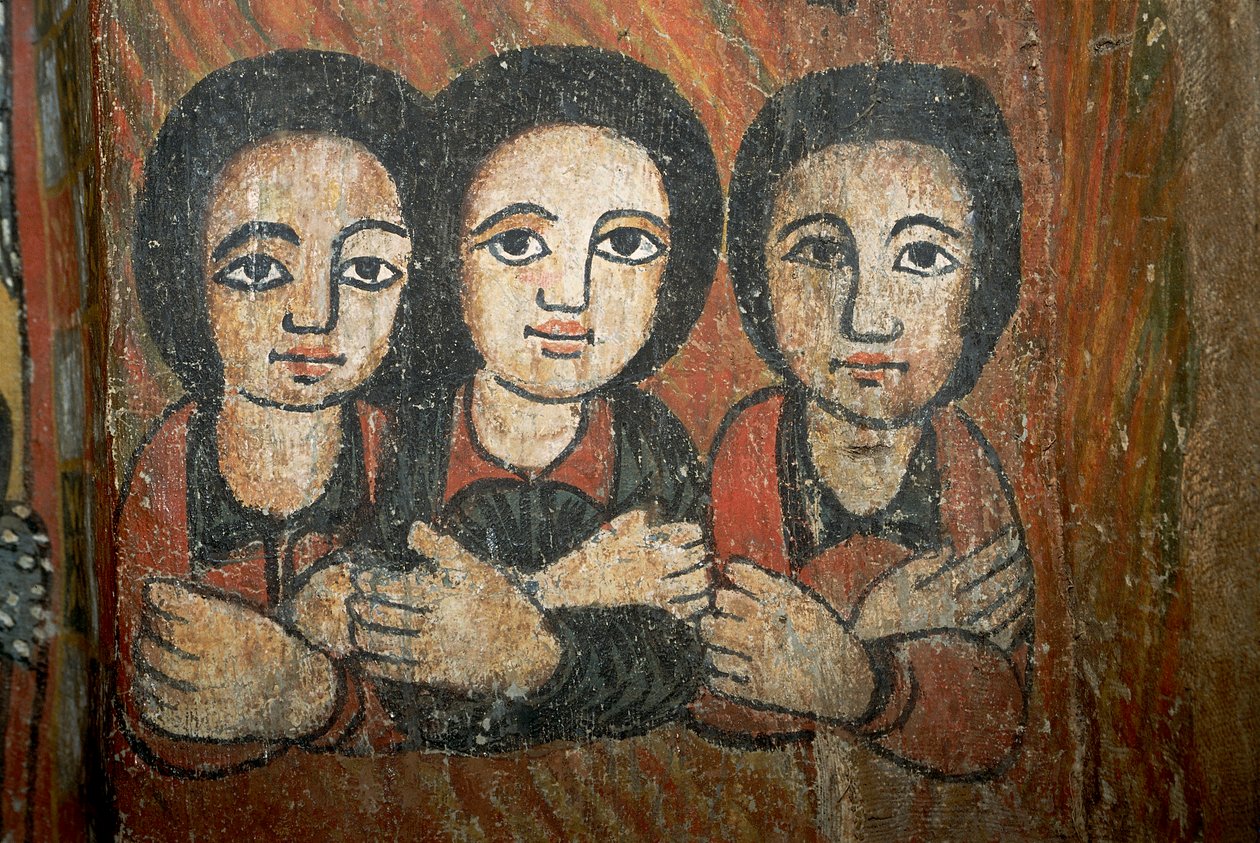 Duvar resminden detay (fresk) by School Ethiopian