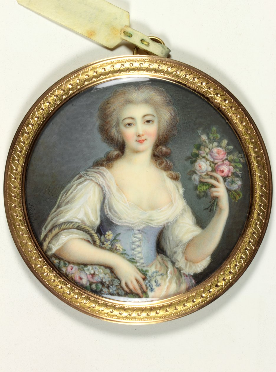 Jeannette Lollier (emaye) adında bir bayan by School French