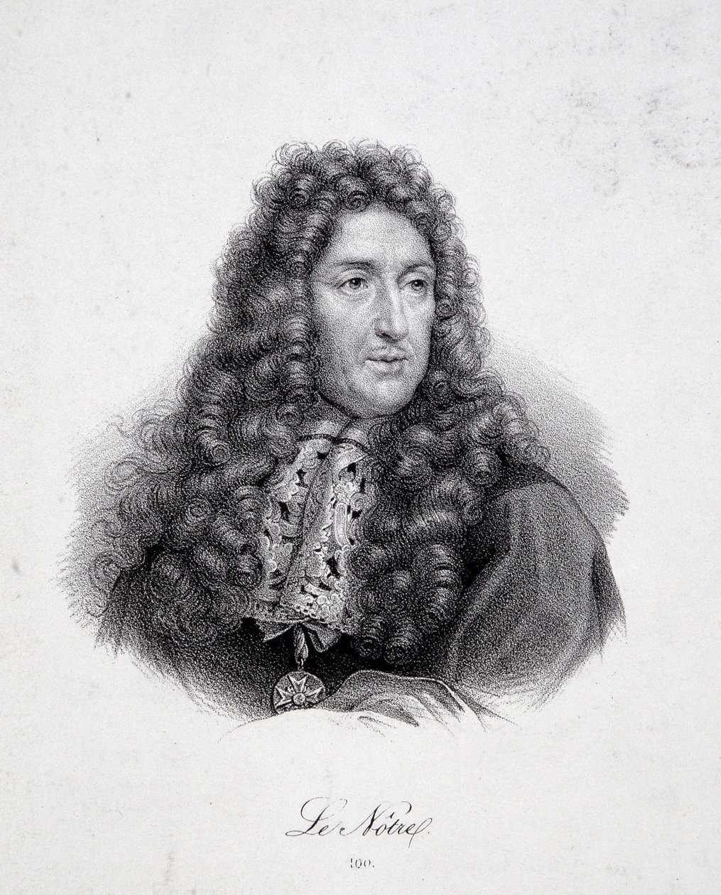 Andre Le Notre'nin Portresi (Lenotre) by School French