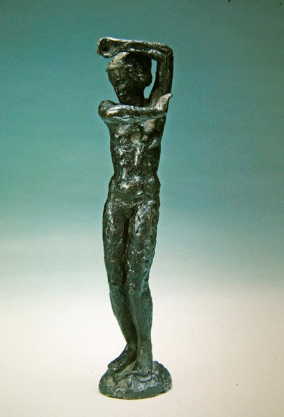 Ayakta duran figür (bronz) by School French