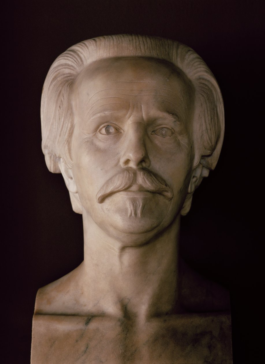 Karl May büstü (mermer) by School German