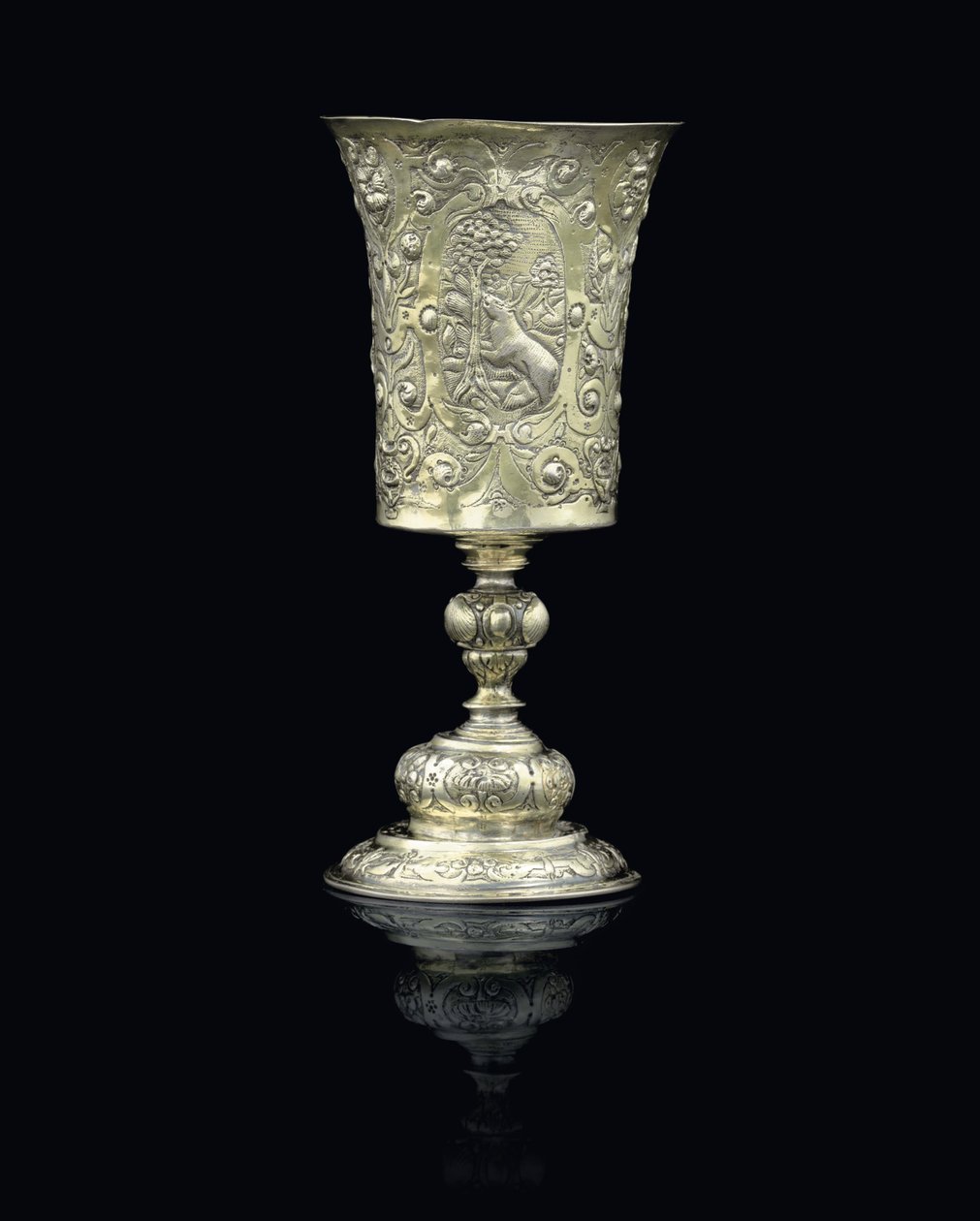 Kadeh, c.1600 (gümüş yaldızlı) by School Hungarian