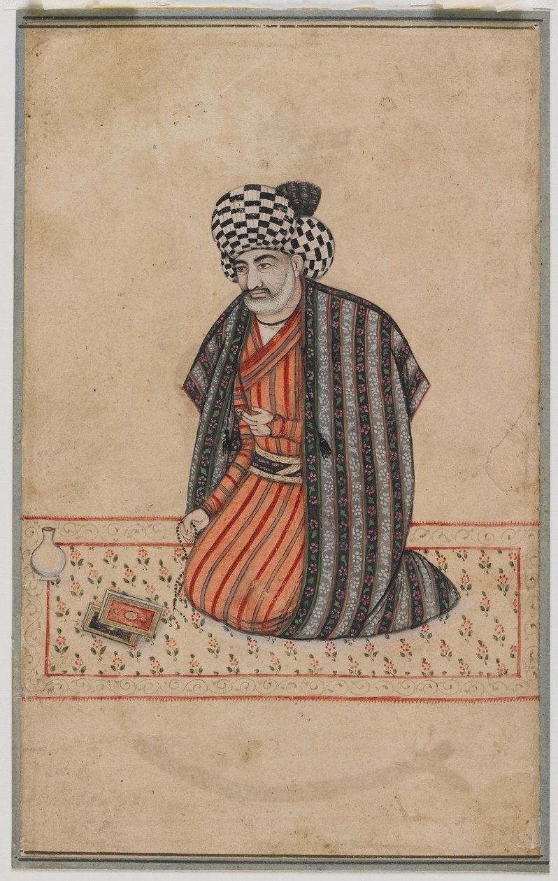 Portrait of Majlisi by School Iranian