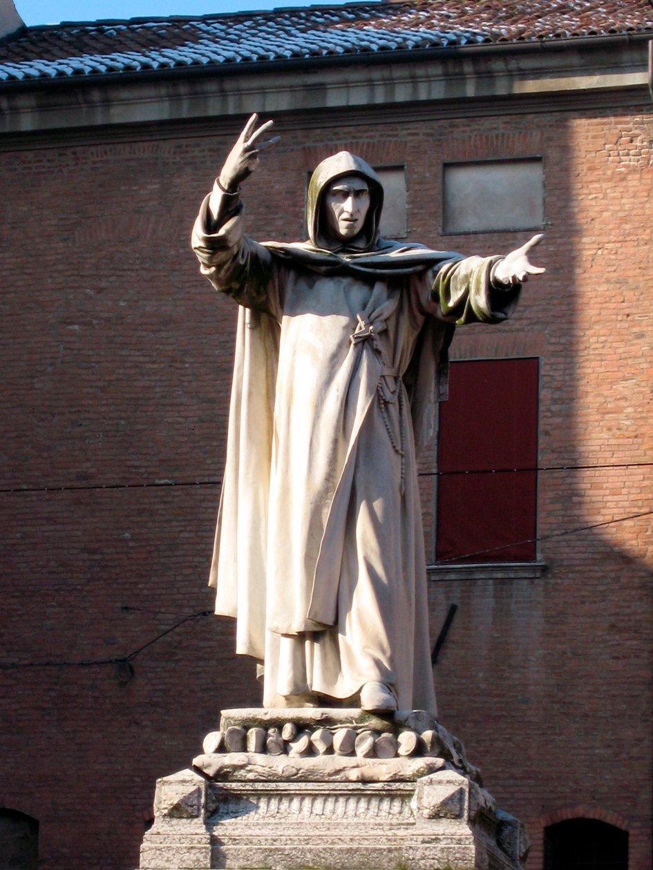 Jerome Savonarola Heykeli (Girolamo Savonarola by School Italian