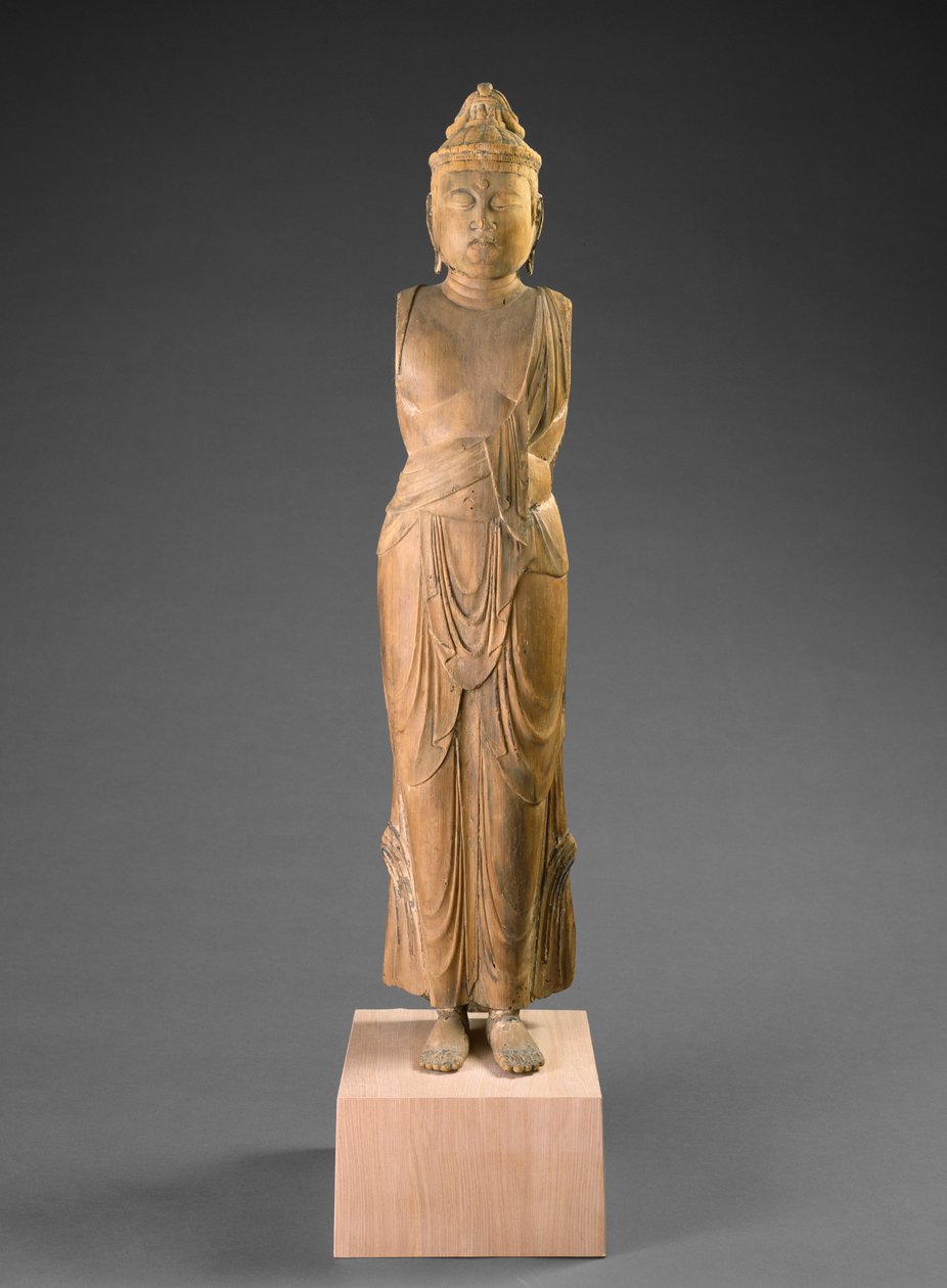 Bosatsu, 12. yüzyıl ortası (servi ağacı) by Japanese School