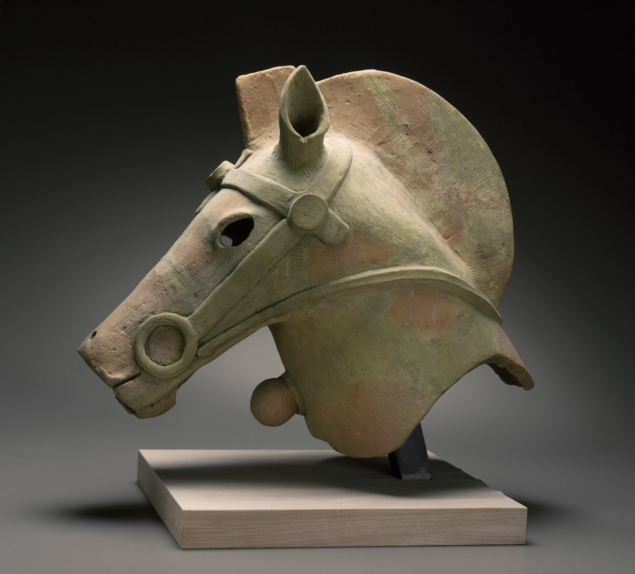 Haniwa Atı, tarihsiz (kırmızı çanak çömlek) by Japanese School