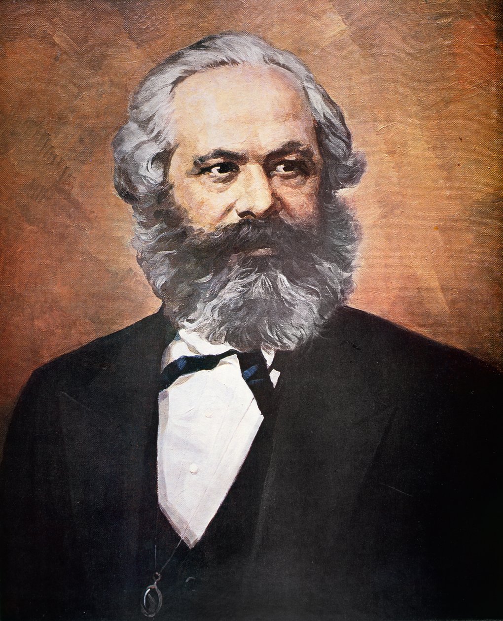 Karl Marx (renkli taş) by School Russian