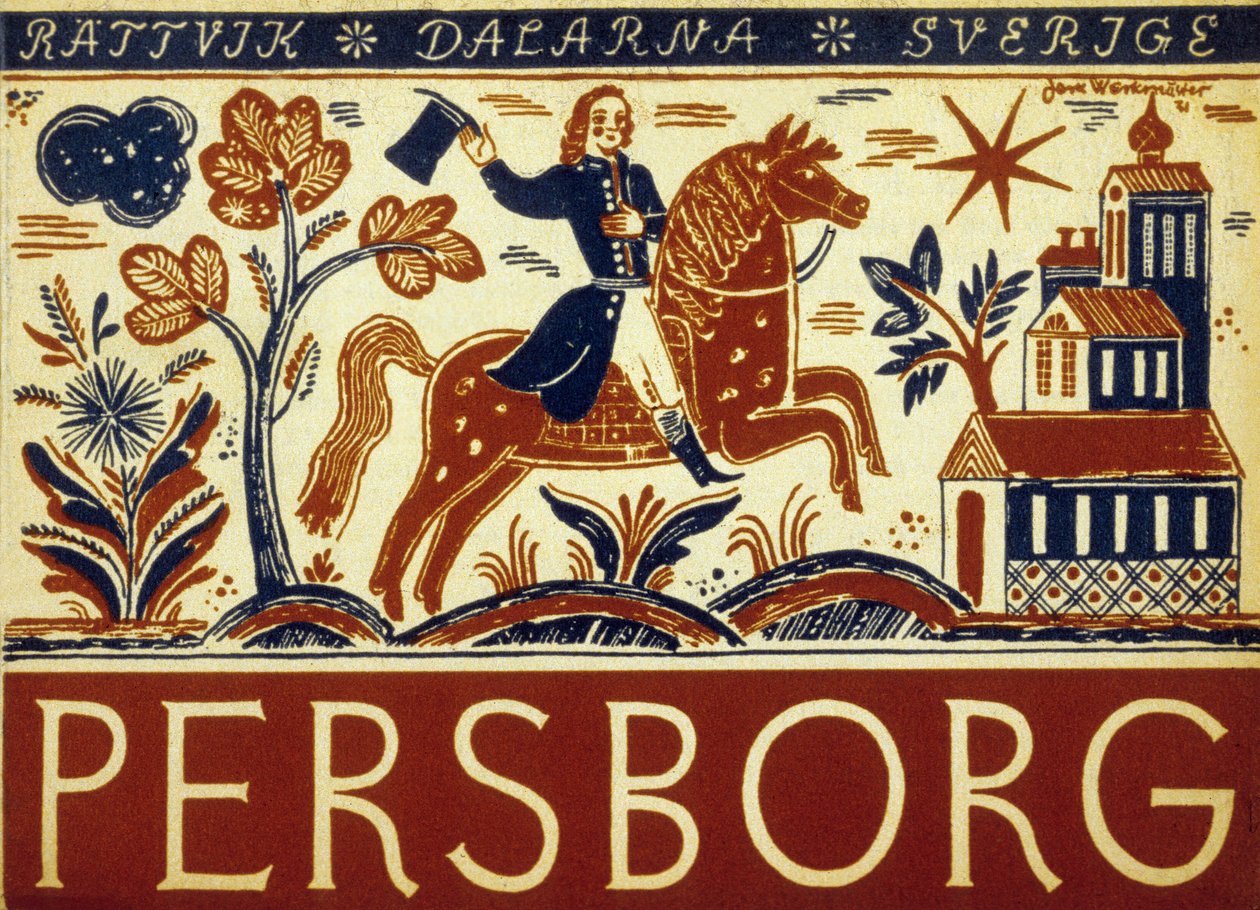 İsveç Turizm Posteri by School Swedish