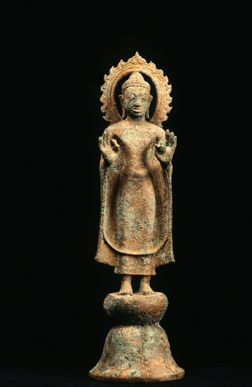 Buda, Davaravati Dönemi (bronz) by School Thai