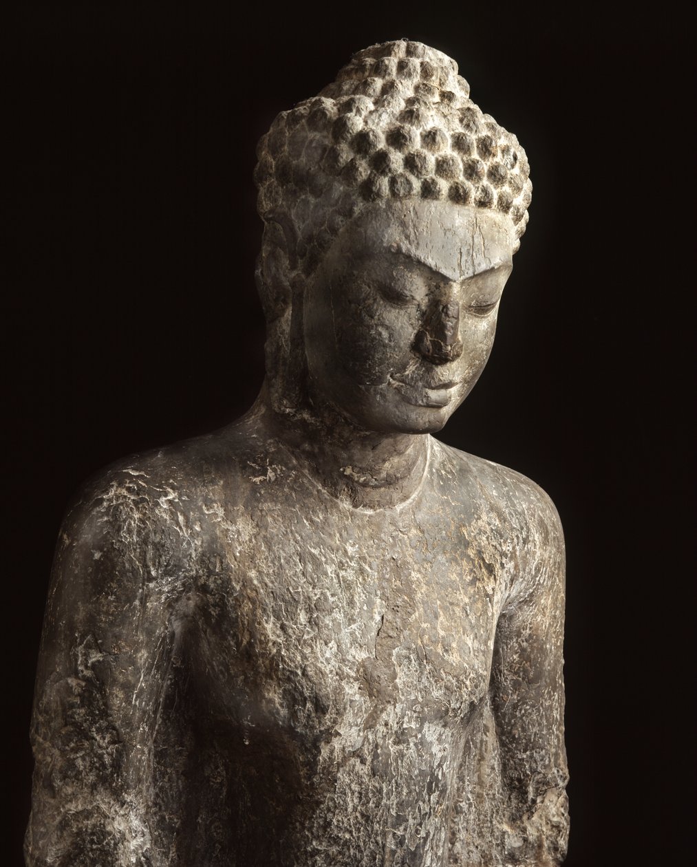 Buda, Davaravati Dönemi (bronz) by School Thai