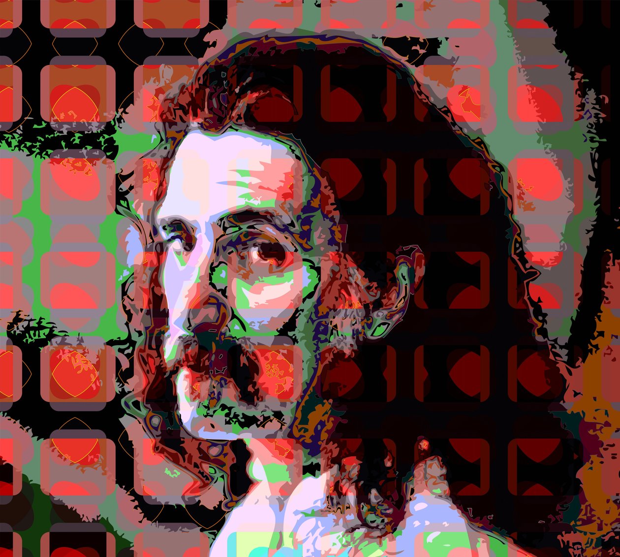 Frank Zappa (dijital) by Scott J. Davis