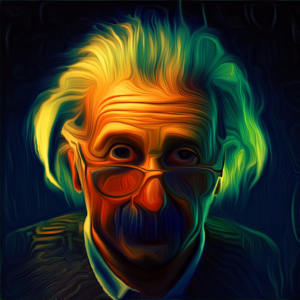 Albert Einstein 2 by Scott J. Davis