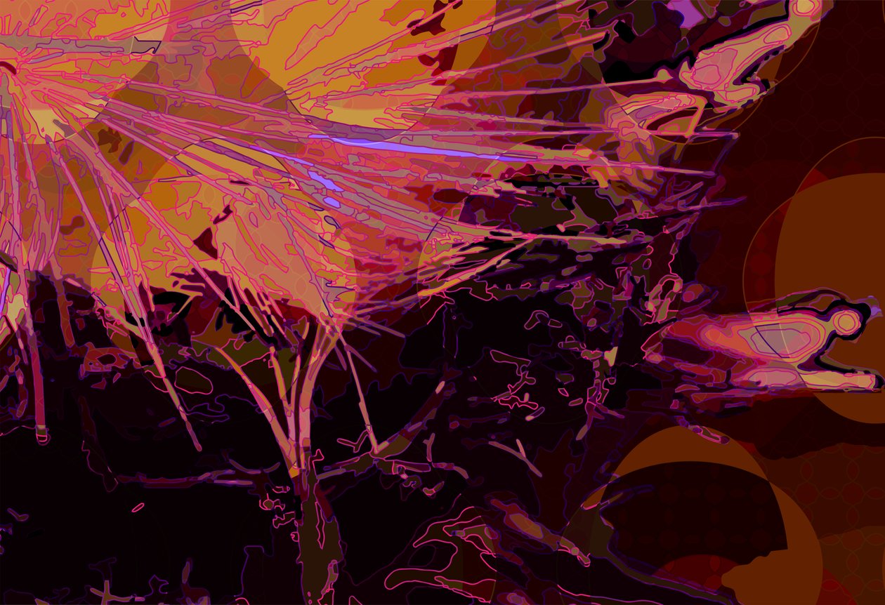 Enginar_abst_horz6 (dijital) by Scott J. Davis