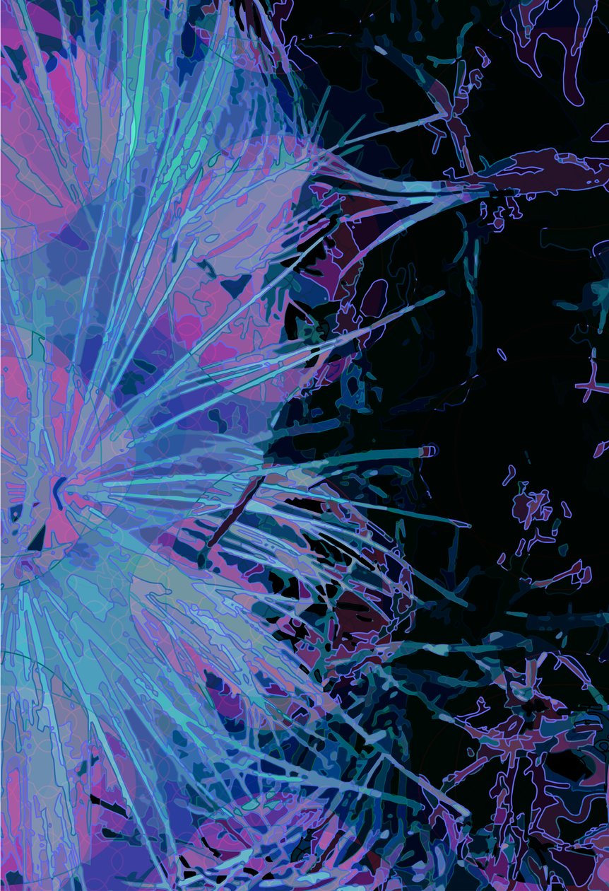 Enginar_abst_vert1 (dijital) by Scott J. Davis