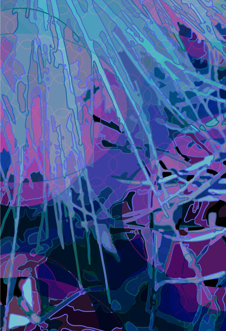 Enginar_abst_vert3a (dijital) by Scott J. Davis