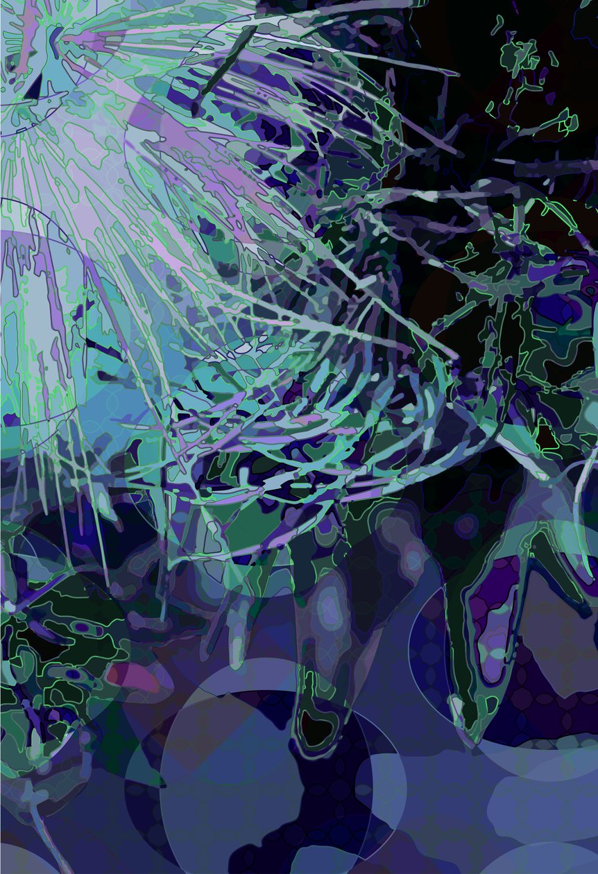 Enginar_abst_vert4 (dijital) by Scott J. Davis